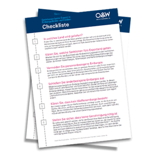 Sanktionen beim Export in Embargoländer vermeiden