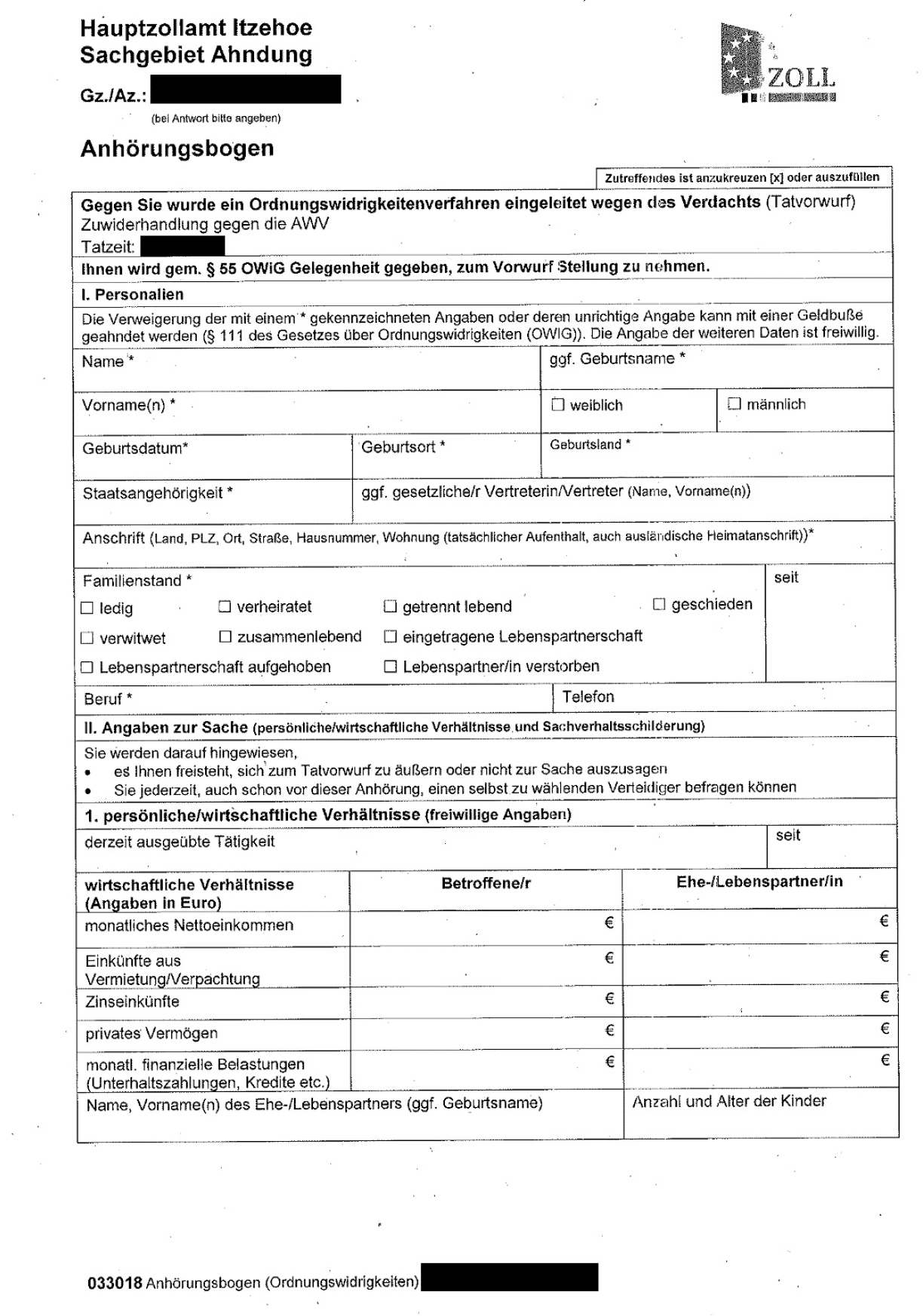 Anonym Schwarzarbeit Online Melden Formular Vorladung vom Zoll – So verhalten Sie sich richtig » O&W